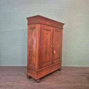 Wardrobe Biedermeier 1840 Oak