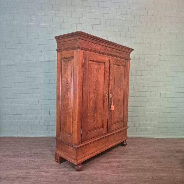 Wardrobe Biedermeier 1840 Oak