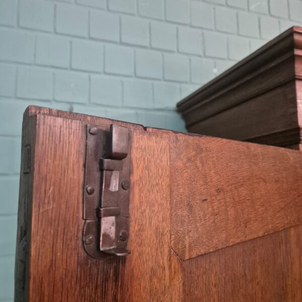 Wardrobe Biedermeier 1840 Oak - Image 16