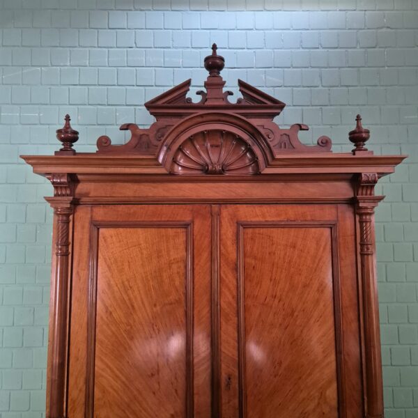 Wardrobe Gründerzeit 1880 Walnut - Image 8