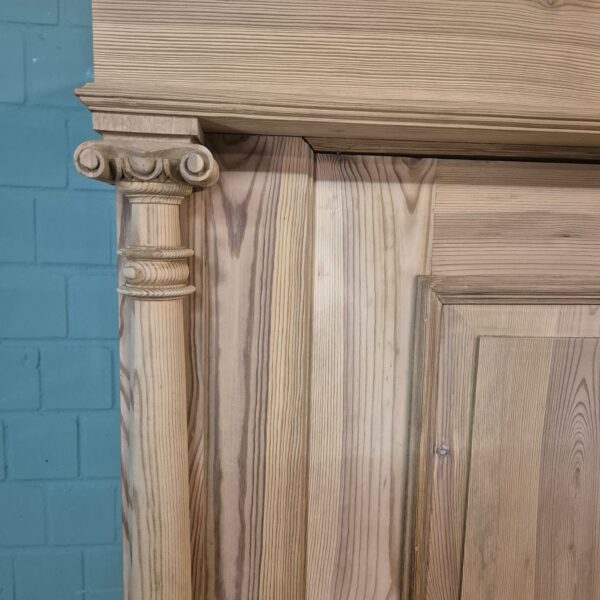 Wardrobe Gründerzeit 1880 Pine - Image 7