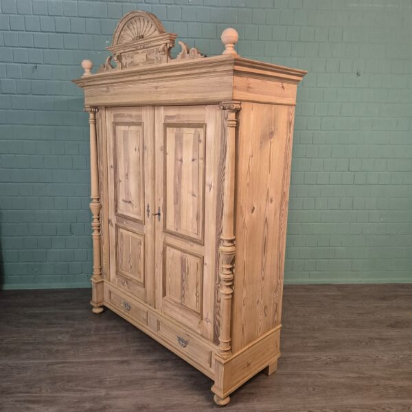 Wardrobe Gründerzeit 1880 Pine