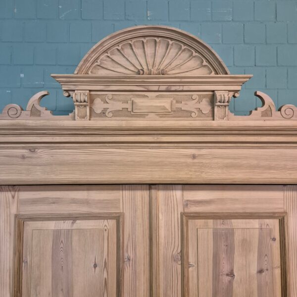Wardrobe Gründerzeit 1880 Pine - Image 5