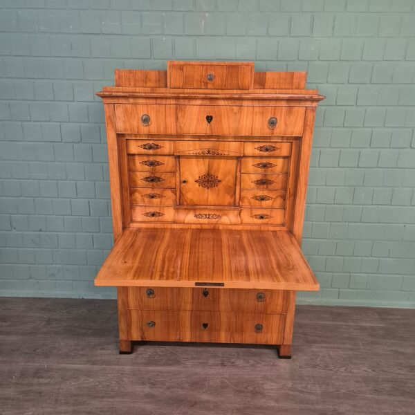 Secretary Biedermeier 1820 Cherry Wood - Image 5