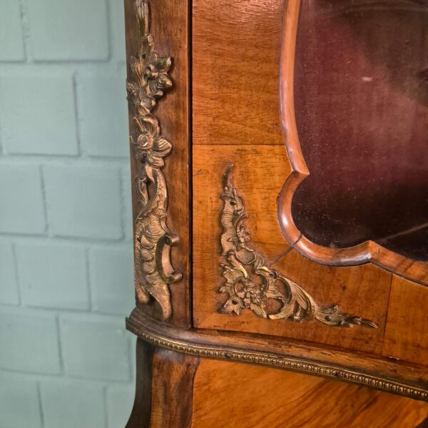 Corner Cabinet Dresden Baroque 1870 Walnut - Image 11