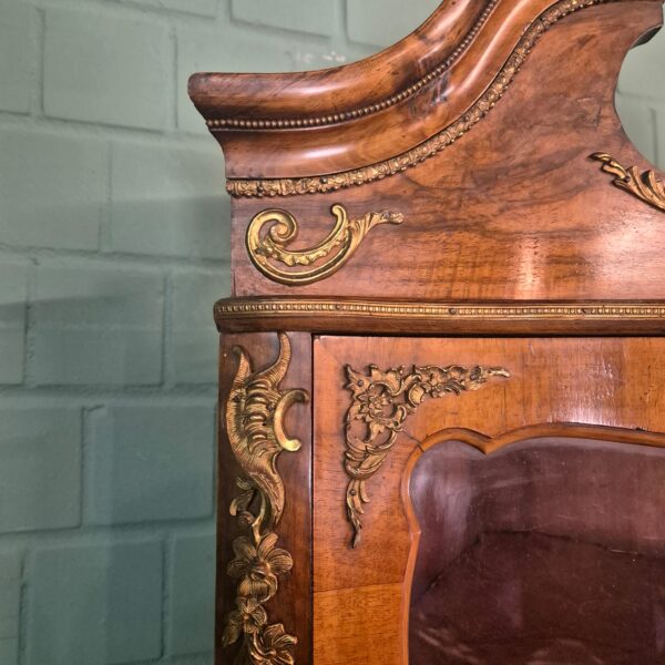 Corner Cabinet Dresden Baroque 1870 Walnut - Image 22
