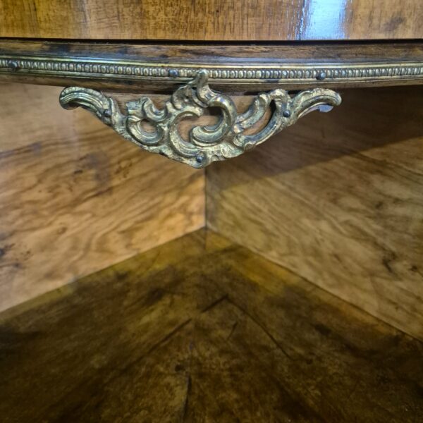 Corner Cabinet Dresden Baroque 1870 Walnut - Image 15