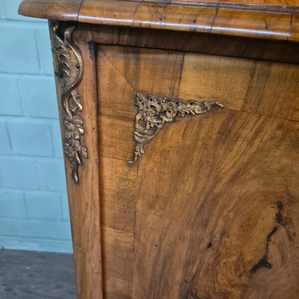 Corner Cabinet Dresden Baroque 1870 Walnut - Image 16