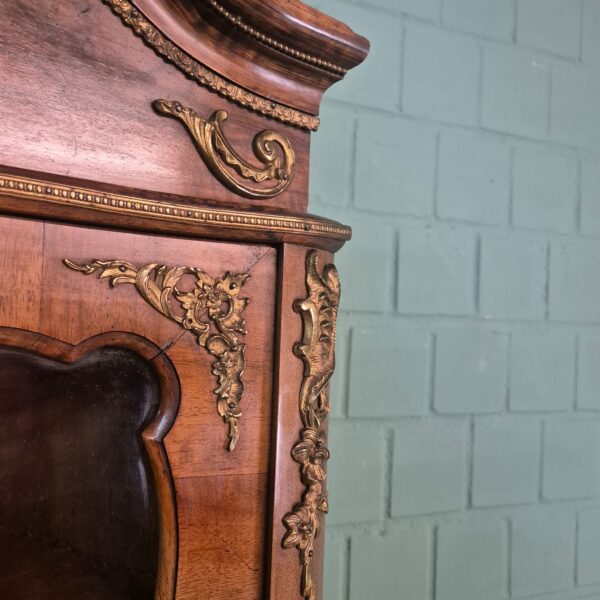 Corner Cabinet Dresden Baroque 1870 Walnut - Image 21