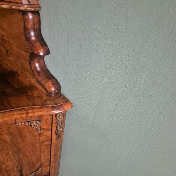 Corner Cabinet Dresden Baroque 1870 Walnut - Image 20