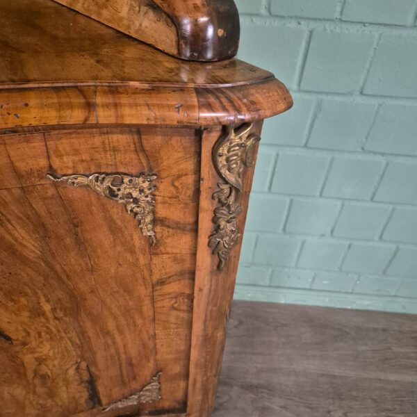 Corner Cabinet Dresden Baroque 1870 Walnut - Image 19