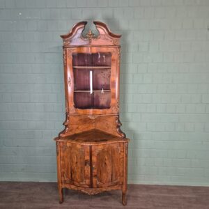 Corner Cabinet Dresden Baroque 1870 Walnut