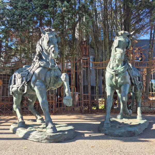 Statues Horses Bronze 2,08 m - Image 3