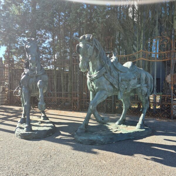 Statues Horses Bronze 2,08 m - Image 7