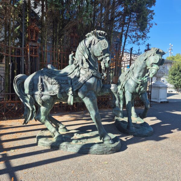 Statues Horses Bronze 2,08 m - Image 4