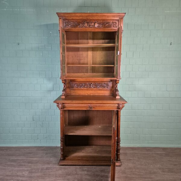 Kitchen Cabinet, Gründerzeit 1880 Eiche - Image 13