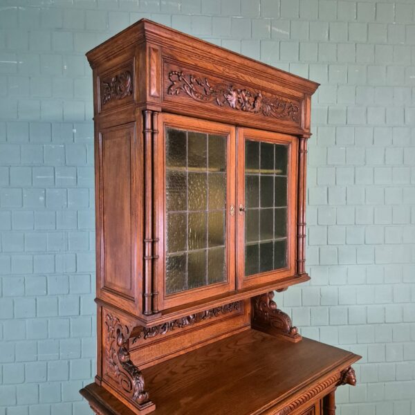 Kitchen Cabinet, Gründerzeit 1880 Eiche - Image 5