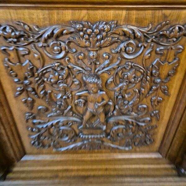 Kitchen Cabinet, Gründerzeit 1880 Eiche - Image 9