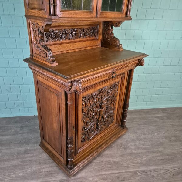 Kitchen Cabinet, Gründerzeit 1880 Eiche - Image 6