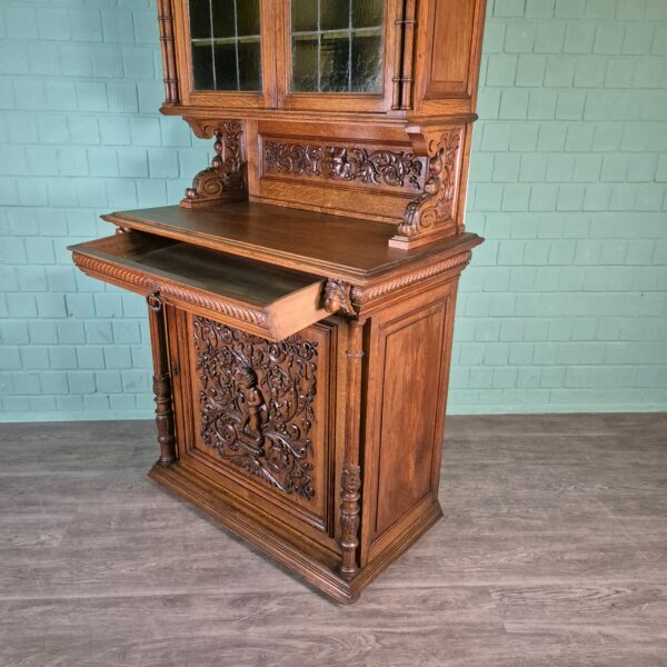 Kitchen Cabinet, Gründerzeit 1880 Eiche - Image 16