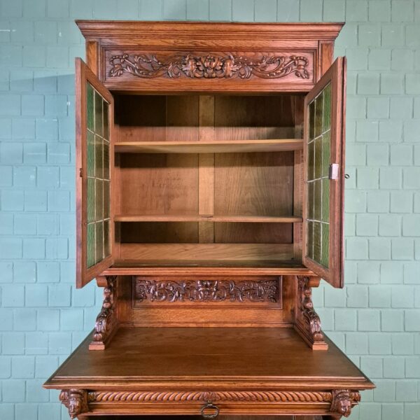 Kitchen Cabinet, Gründerzeit 1880 Eiche - Image 14