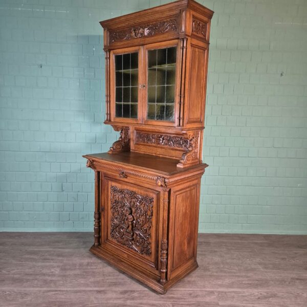 Kitchen Cabinet, Gründerzeit 1880 Eiche - Image 4