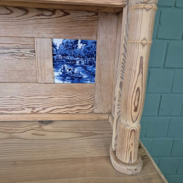 Kitchen Cabinet Jugendstil 1900 Pine - Image 9
