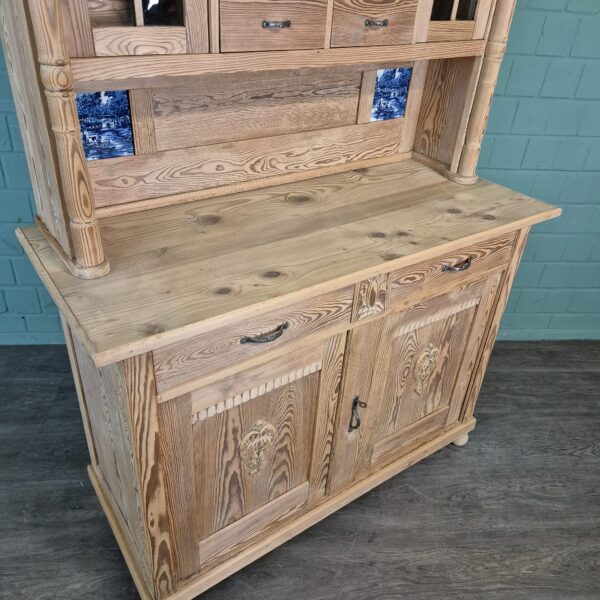 Kitchen Cabinet Jugendstil 1900 Pine - Image 7