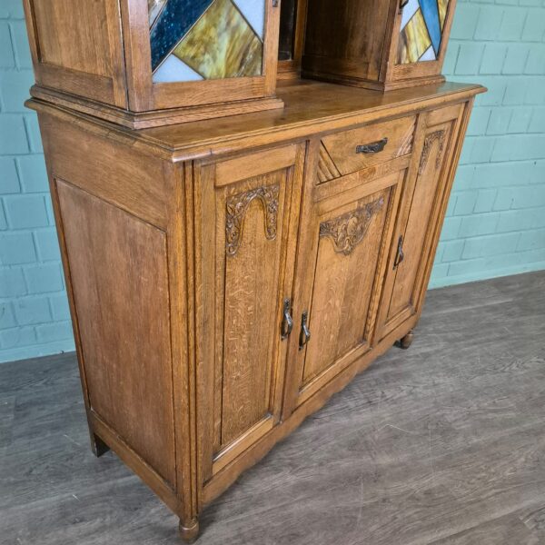 Cabinet Art-Deco 1930 Oak - Image 5
