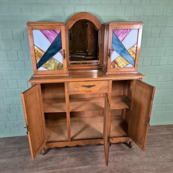 Cabinet Art-Deco 1930 Oak - Image 12