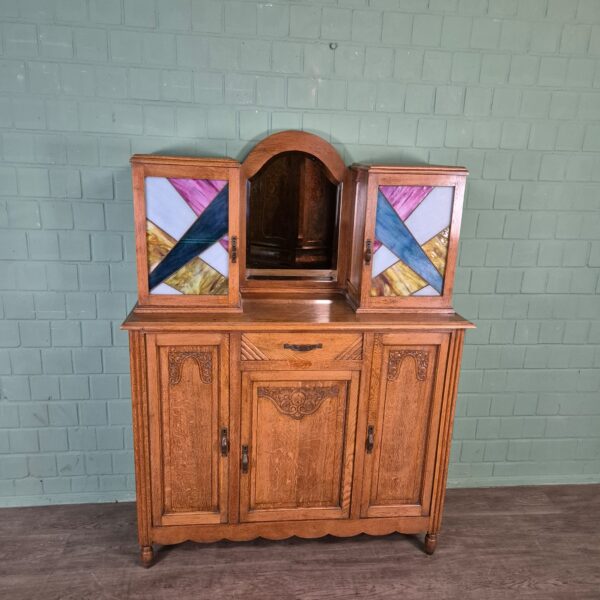 Cabinet Art-Deco 1930 Oak - Image 3
