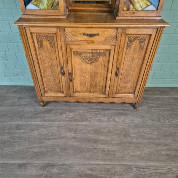 Cabinet Art-Deco 1930 Oak - Image 7