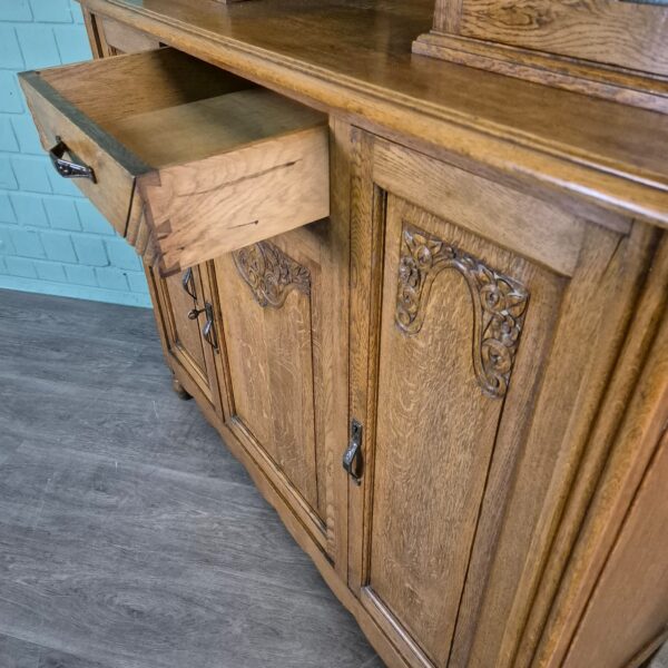 Cabinet Art-Deco 1930 Oak - Image 16