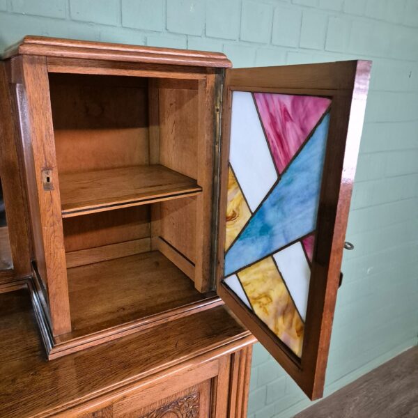 Cabinet Art-Deco 1930 Oak - Image 14