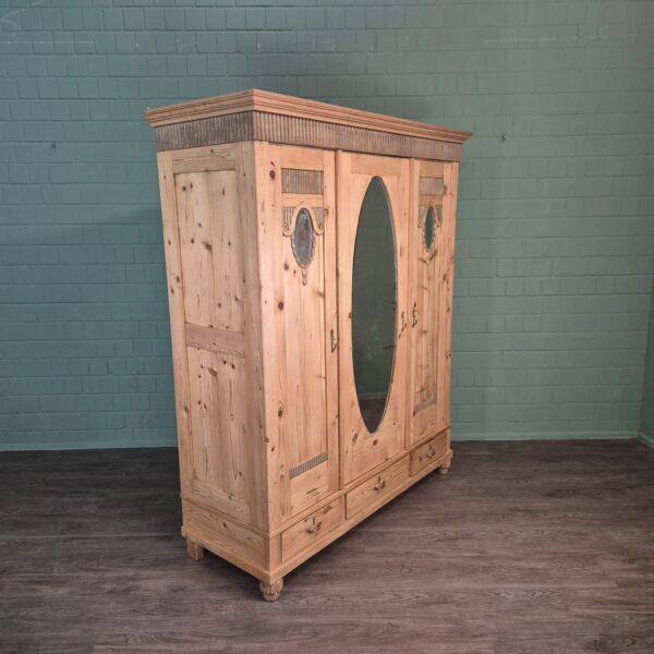 Wardrobe Jugendstil 1910 Pine