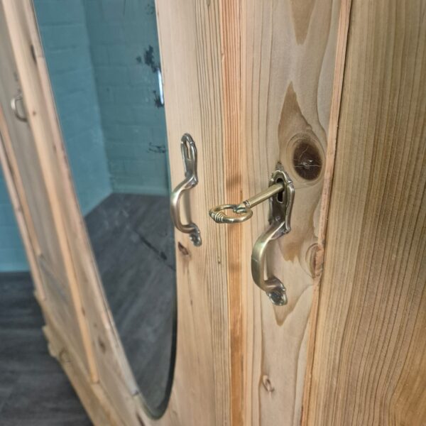 Wardrobe Jugendstil 1910 Pine - Image 6