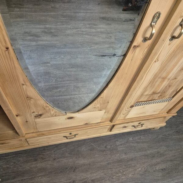 Wardrobe Jugendstil 1910 Pine - Image 5