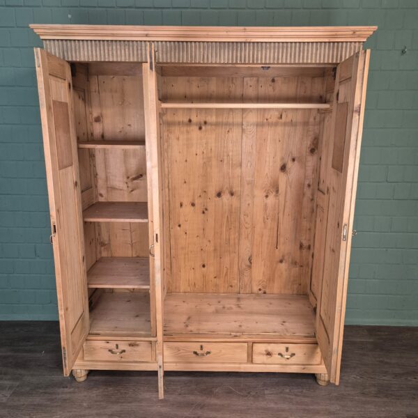 Wardrobe Jugendstil 1910 Pine - Image 10