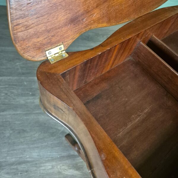 Sewing Table Biedermeier 1850 Mahogany - Image 14
