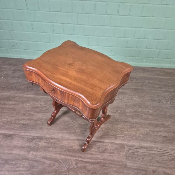 Sewing Table Biedermeier 1850 Mahogany - Image 6