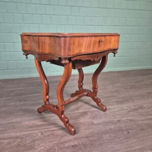 Sewing Table Biedermeier 1850 Mahogany