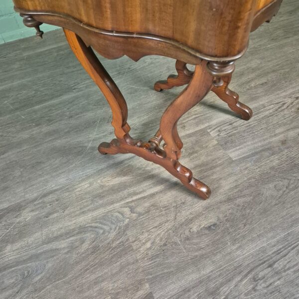 Sewing Table Biedermeier 1850 Mahogany - Image 12