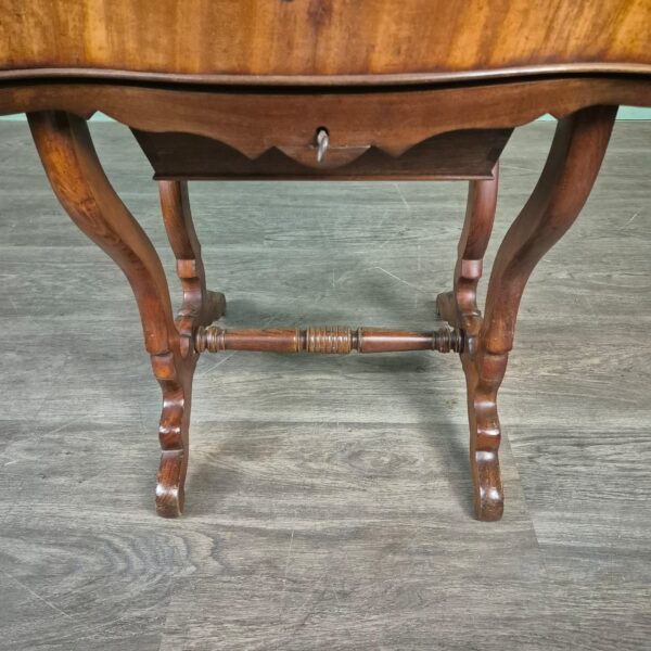 Sewing Table Biedermeier 1850 Mahogany - Image 17