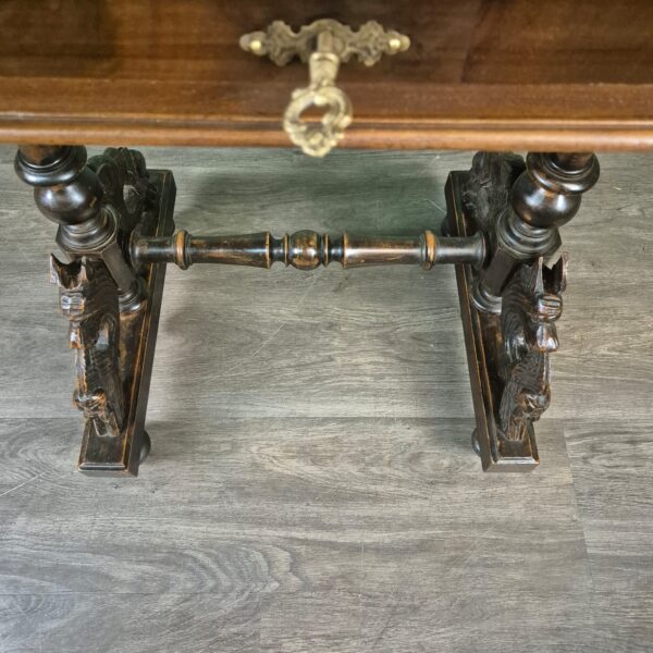 Sewing Table Gründerzeit 1880 Oak - Image 5