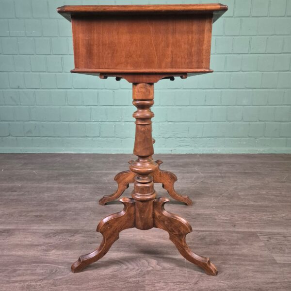 Sewing Table Gründerzeit 1880 Walnut - Image 4