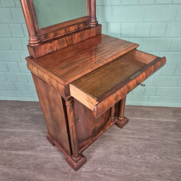 Mirror with Console Biedermeier 1820 Mahogany - Image 16