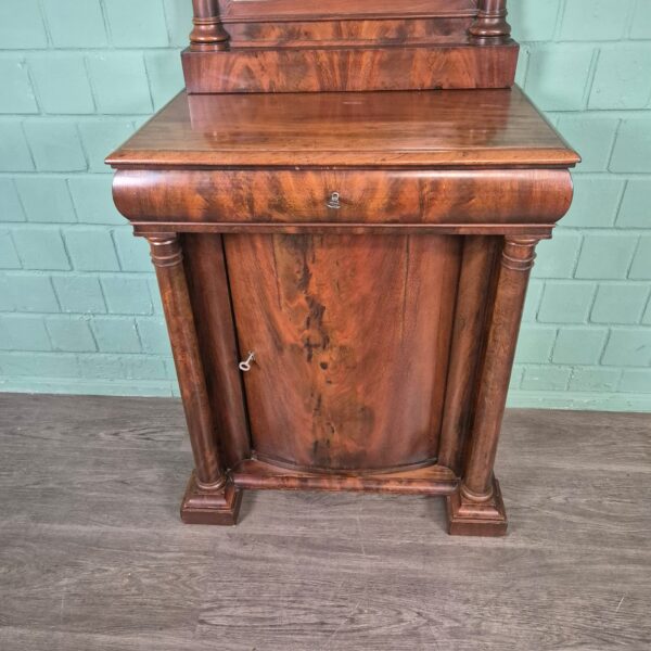 Mirror with Console Biedermeier 1820 Mahogany - Image 8
