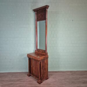 Mirror with Console Biedermeier 1820 Mahogany