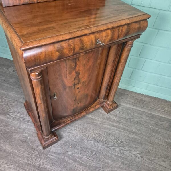 Mirror with Console Biedermeier 1820 Mahogany - Image 7