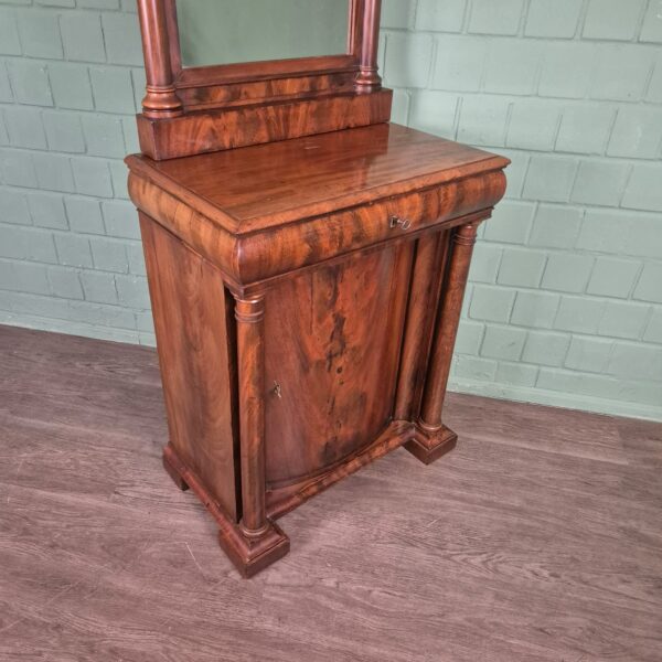 Mirror with Console Biedermeier 1820 Mahogany - Image 5
